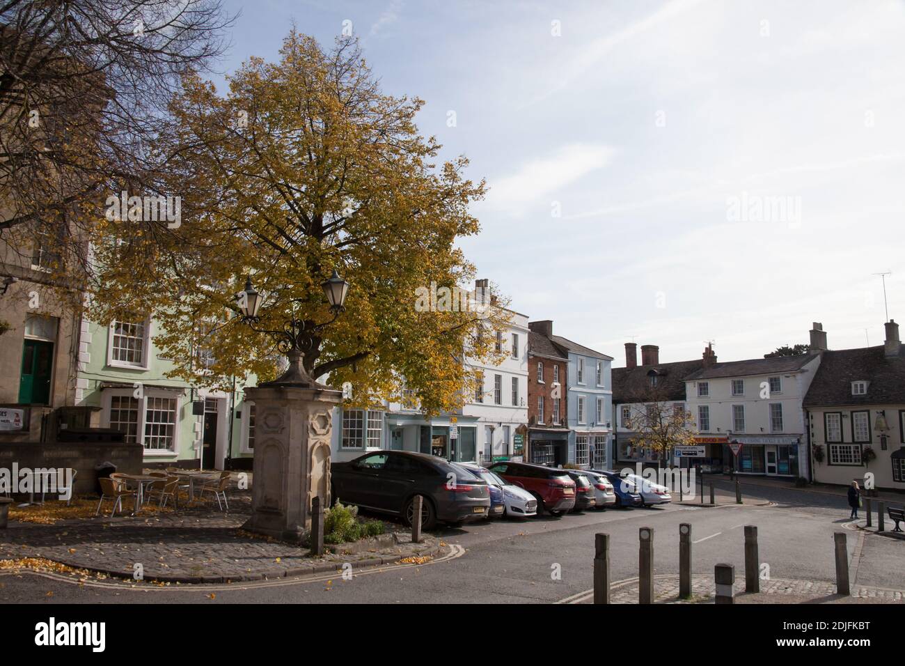 Church Street, Faringdon, Oxfordshire in the UK, taken 19th October 2020 Stock Photo