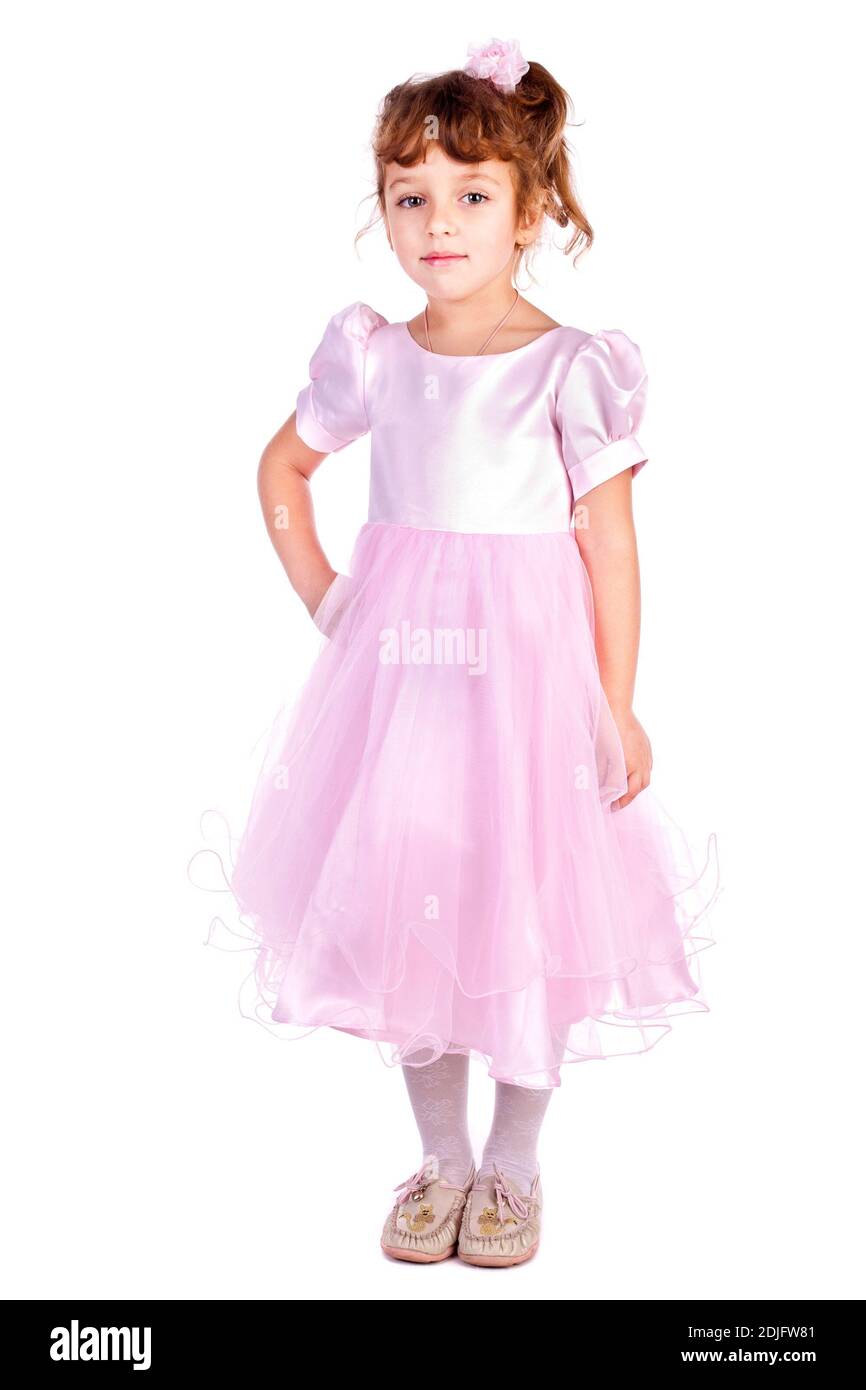 beautiful girl isolated on a white background Stock Photo - Alamy
