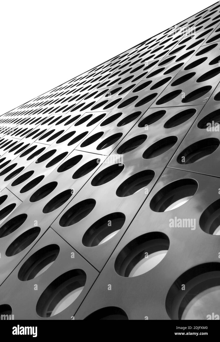 Low angle view of modern building facade Stock Photo