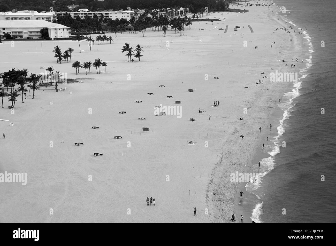 Caribbean coastal landscape Black and White Stock Photos & Images - Alamy
