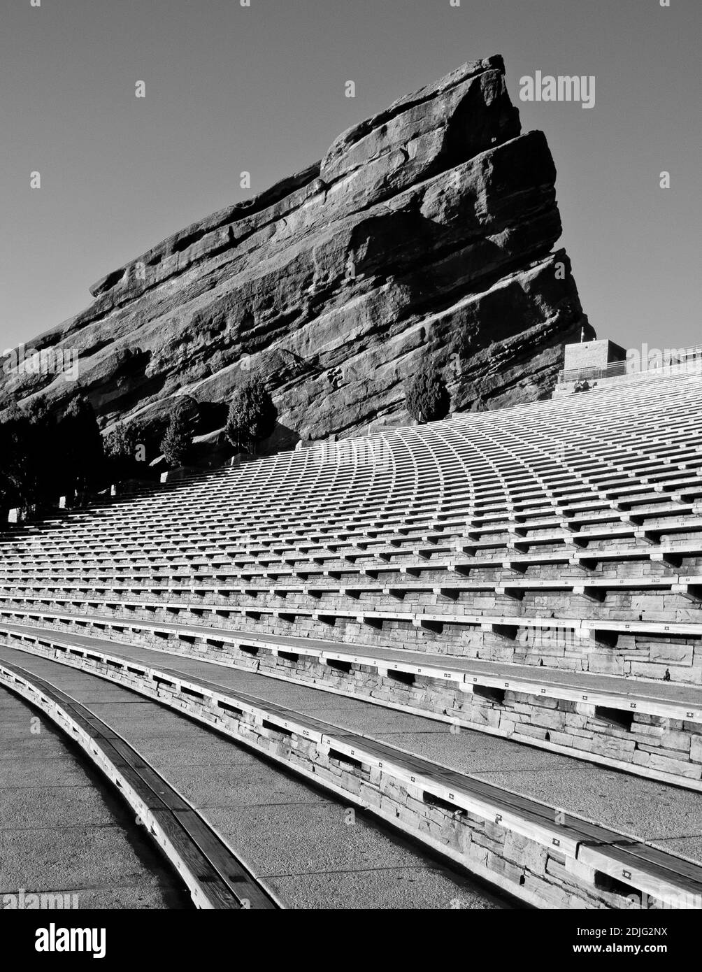 Red Rocks Amphitheater Stock Photo