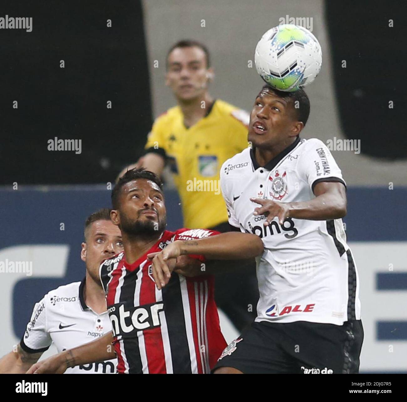 Sao Paulo, Brazil. 13th Dec, 2020. Action during the Brazilian League ...