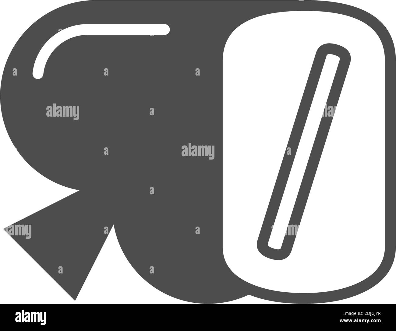 Number zero logo combined with spade icon design vector Stock Vector