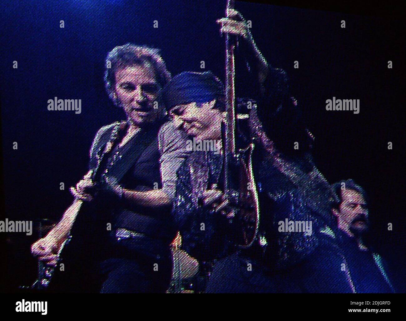 February 28: Bruce Springsteen, Little Steven Van Zandt, and Gary Tallent of The E Street Band perform at The Arena At Gwinnett in Duluth, Georgia on February 28, 2003. CREDIT: Chris McKay / MediaPunch Stock Photo