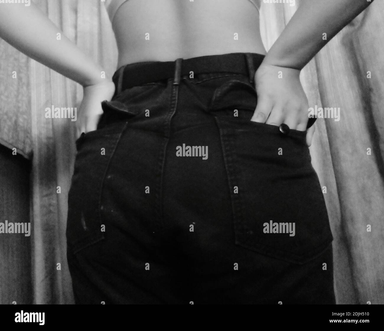 Hands In The Back Pocket High Resolution Stock Photography and Images