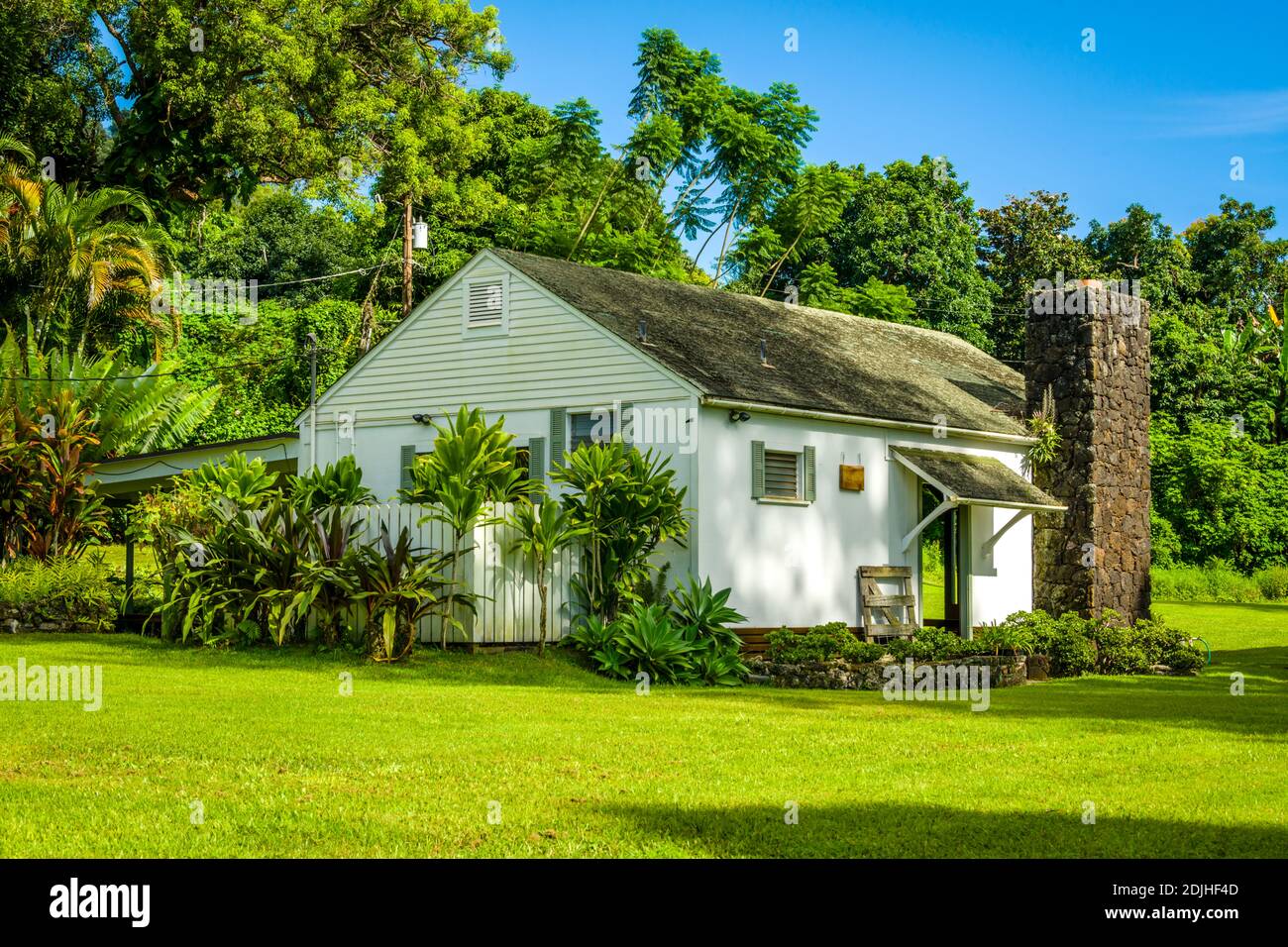 Maui, Hawaii, Upcountry, MauiWine (formerly known as Tedeshi Winery), Pavilion Stock Photo
