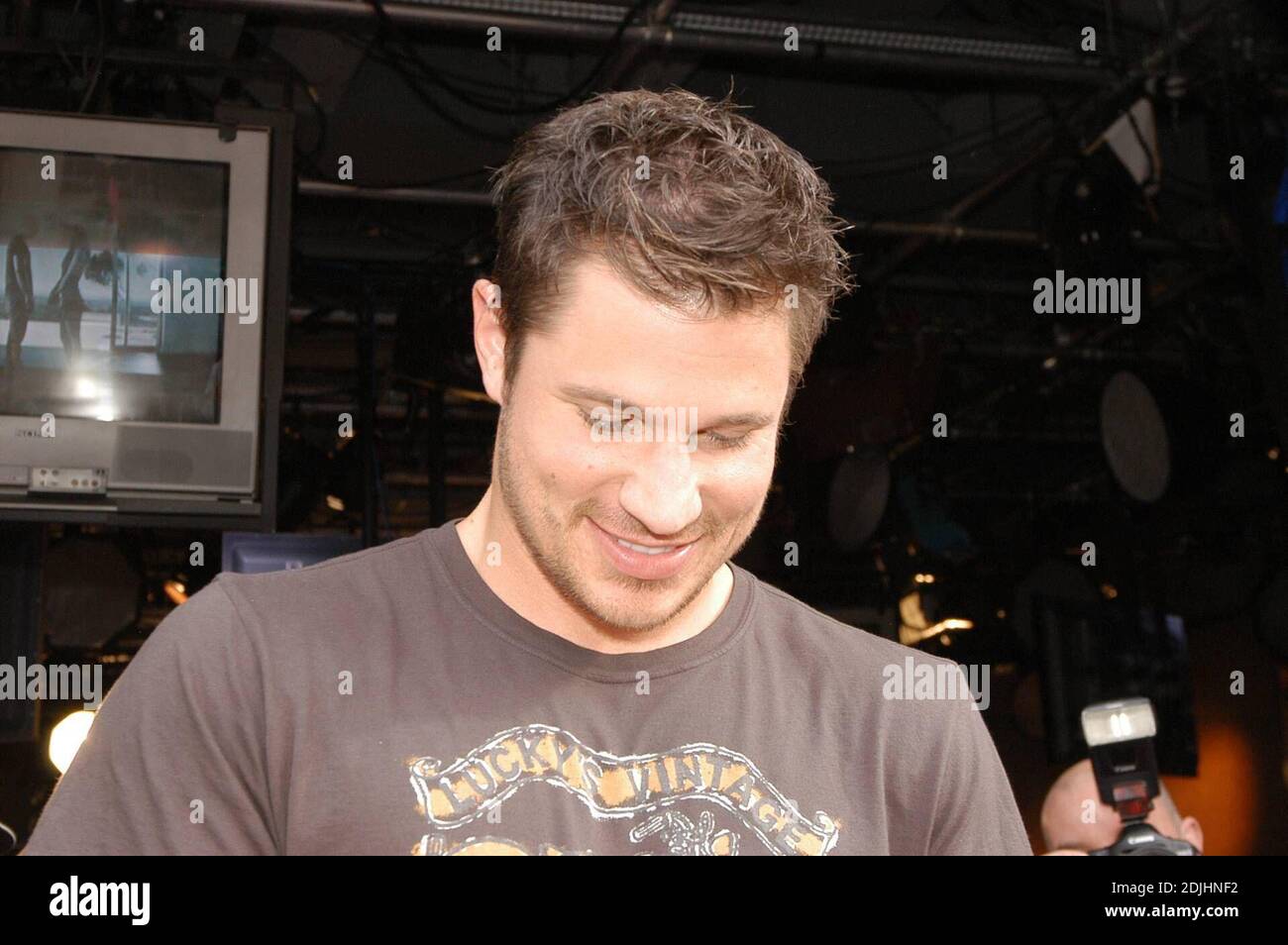 Nick Lachey at Much Music Awards for Much On Demand in the Chum-City Building, Toronto, Ontario, Canada. June 19 2006 Stock Photo