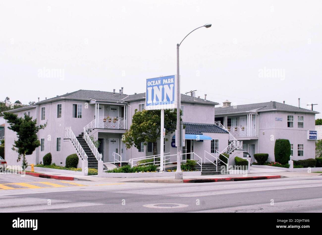The Ocean Park Inn in Santa Monica, Ca. where Daniel Baldwin was arrested on April 22nd for investigation of cocaine possession. The actor will not face felony charges according to authorities. After reviewing the case, the Los Angeles County district attorney's office referred the matter to the city attorney's office in Santa Monica for consideration of misdemeanor charges following the arrest during which a small amount of cocaine and drug paraphernalia were found in the motel room. 4/29/06 Stock Photo