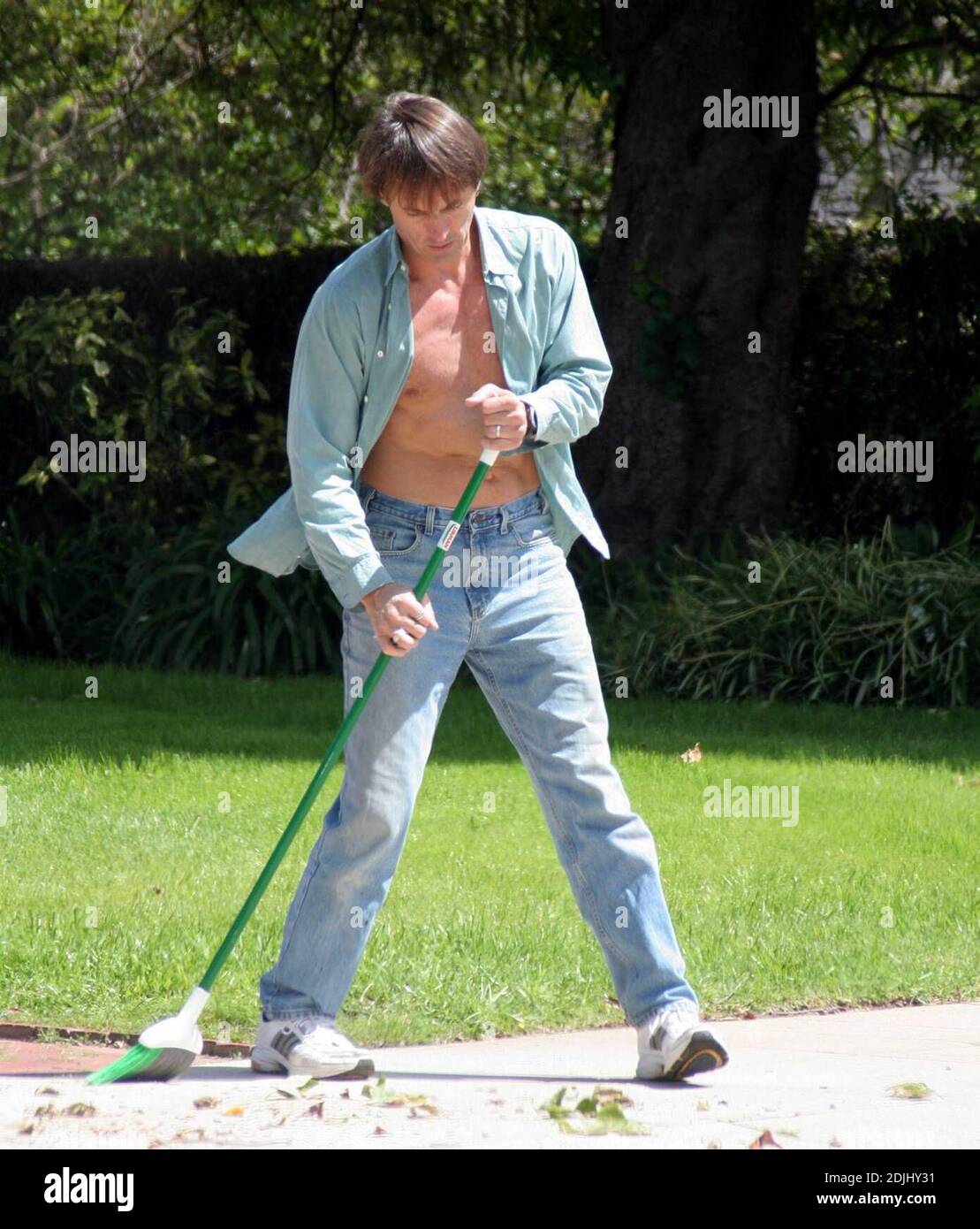 Exclusive!! Actress Marcia Cross seems to have borrowed an idea from her hit TV show 'Desperate Housewives' and hired a hunky gardener. 03/26/05 [[sac]] Stock Photo