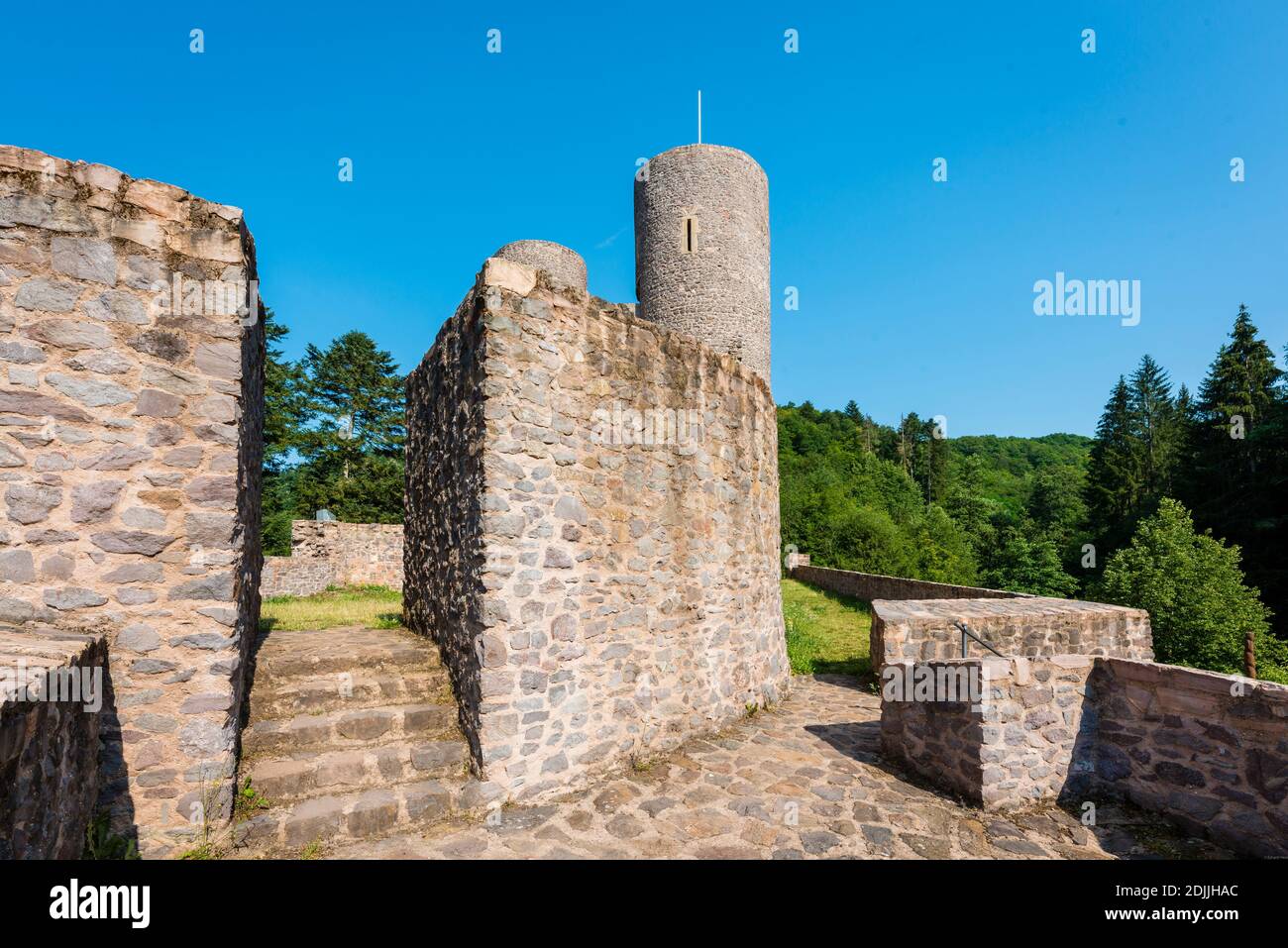 Frauenburg Castle near Baumholder, widow seat of Countess Loretta von