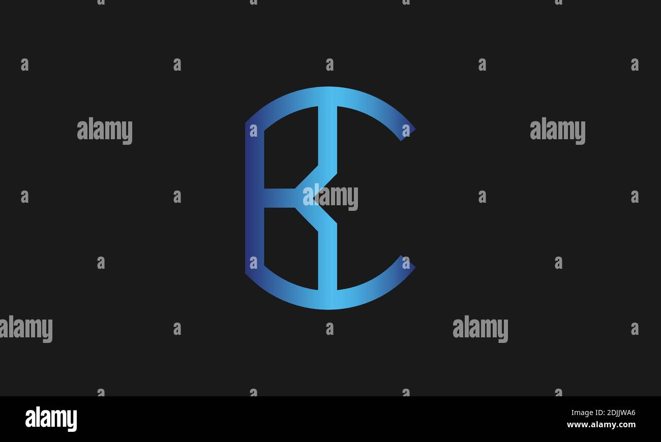 B , C , CB , BC letter logo design and monogram logo. Initial letter bc/cb logotype company name design. Stock Vector