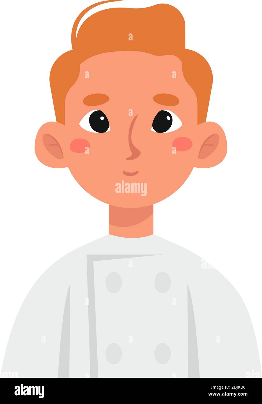 Isolated chef man professions jobs icon- Vector Stock Vector