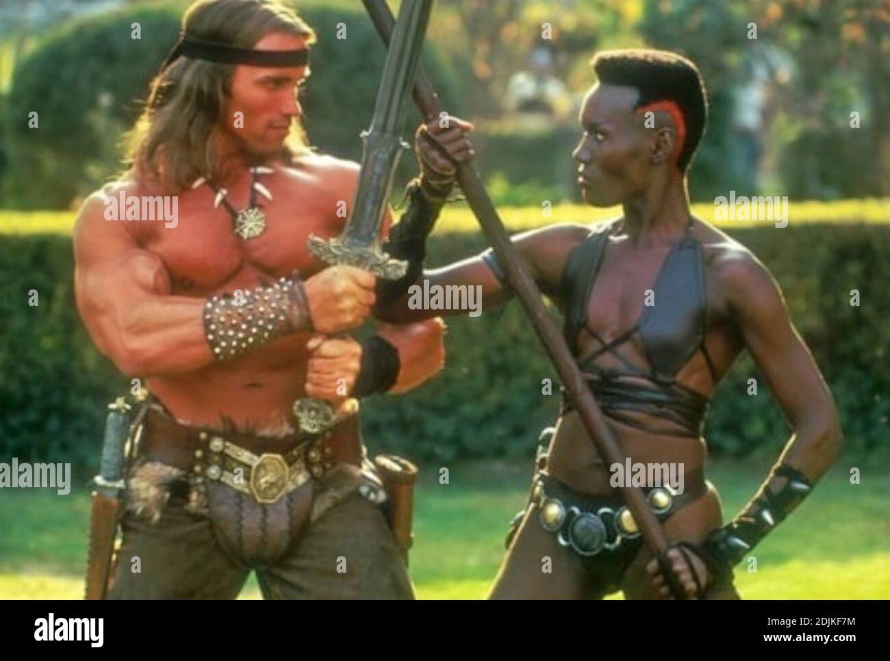 Grace Jones Arnold Schwarzenegger Conan Hi Res Stock Photography And Images Alamy
