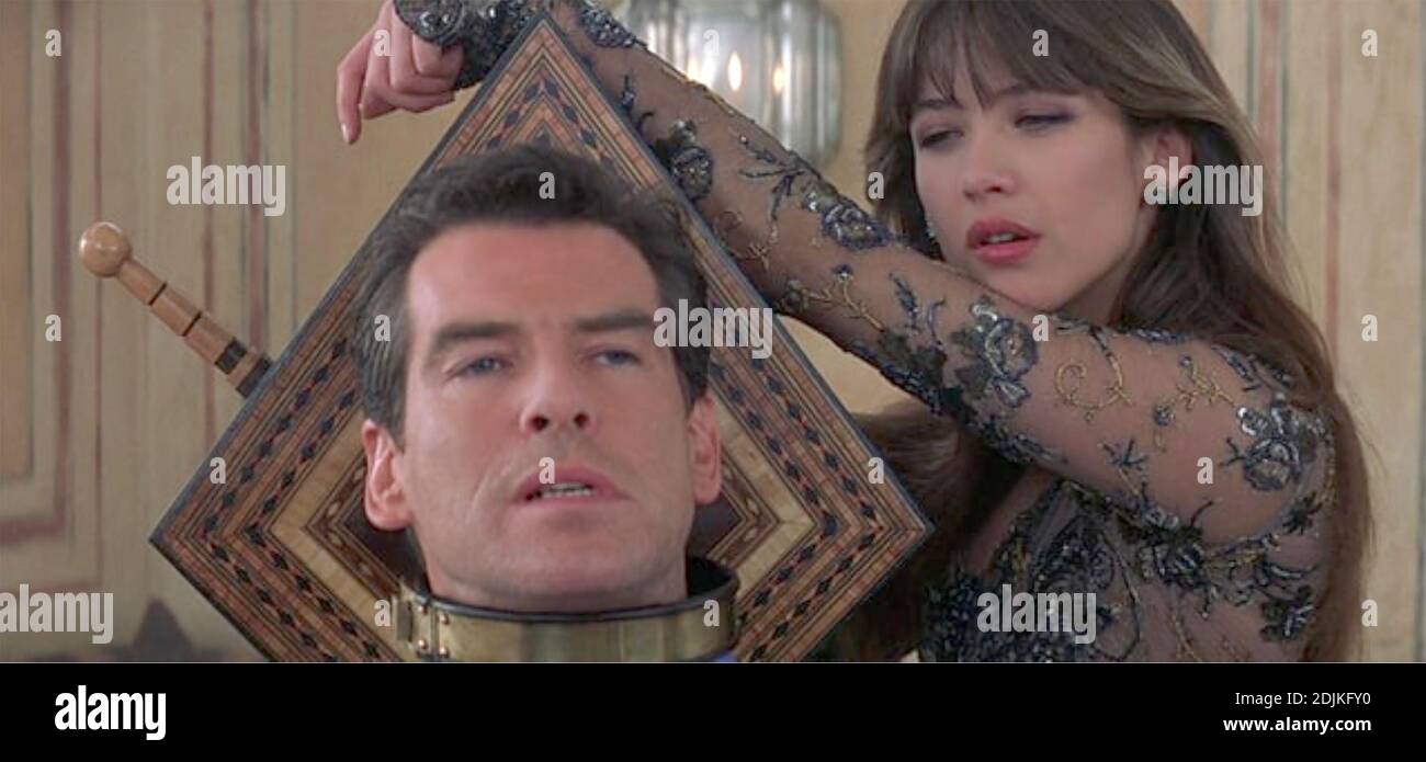 THE WORLD IS NOT ENOUGH 1999 United International Pictures film with Pierce Brosnan and Sophie Marceau Stock Photo
