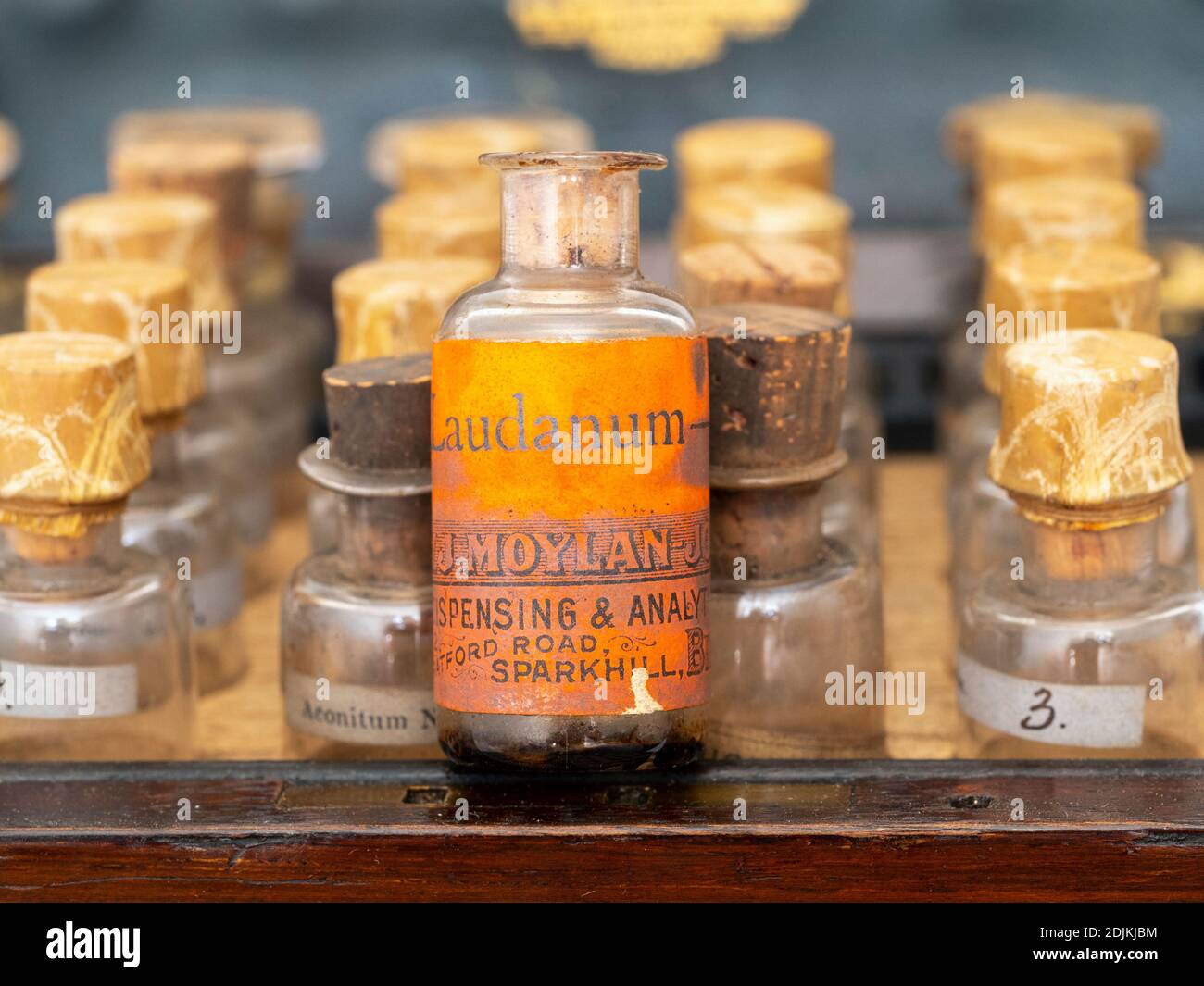 Laudanum (Tincture of Opium), 19th century medicine Stock Photo