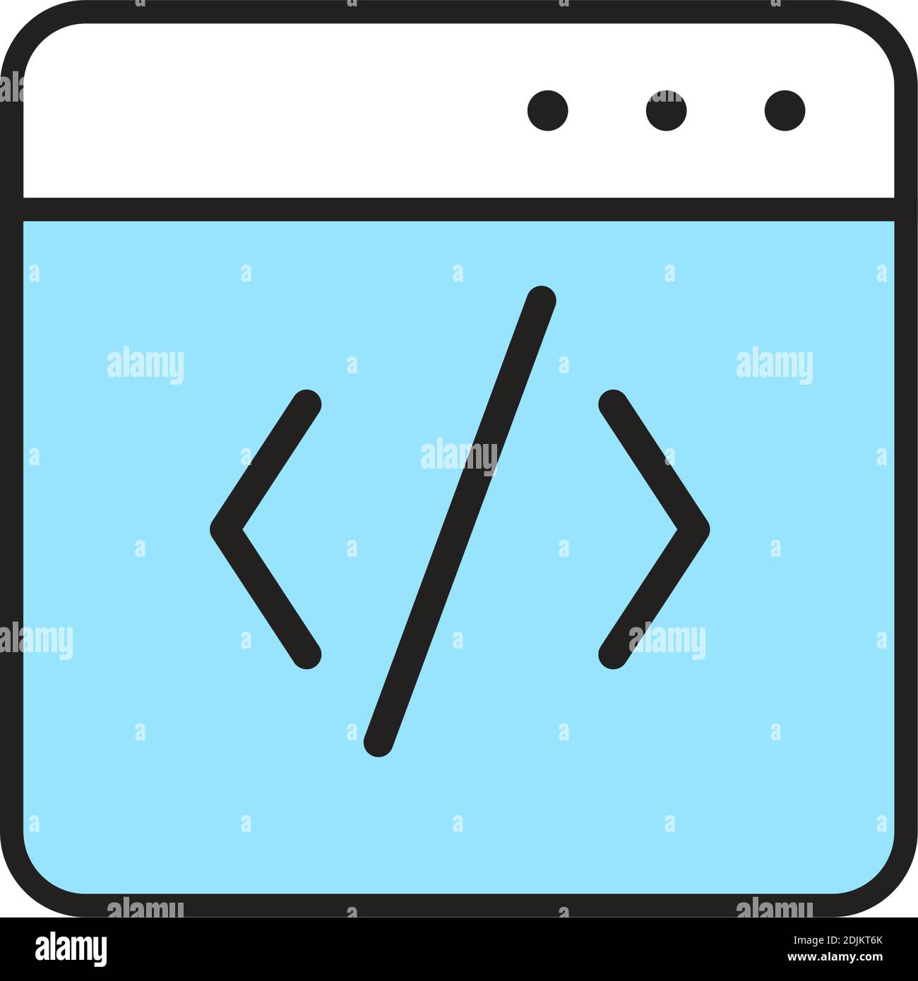 Isolated program computers tecnology online icon- Vector Stock Vector