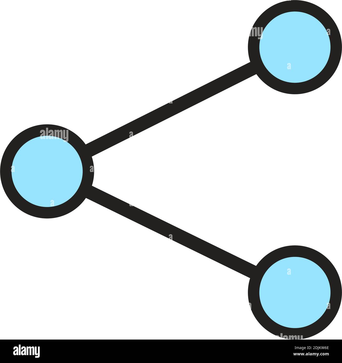 Isolated share computers tecnology online icon- Vector Stock Vector