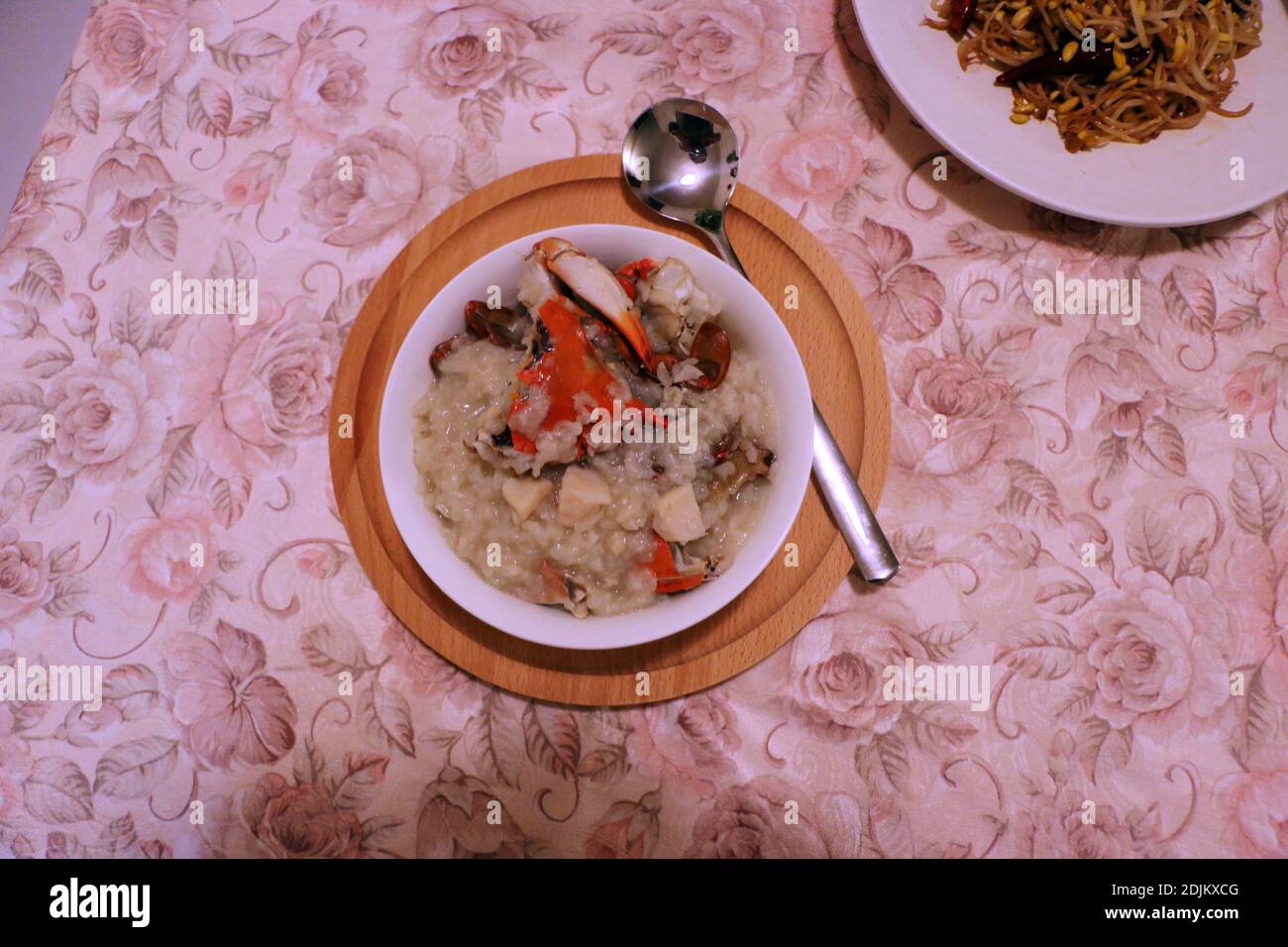 delicious asian style crab rice with vegetables Stock Photo Alamy