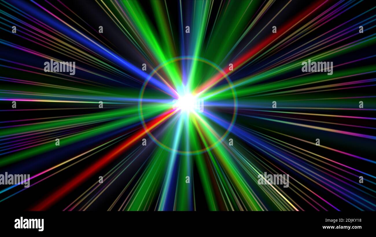 light effect abstract star burst flash laser beam ray illustration