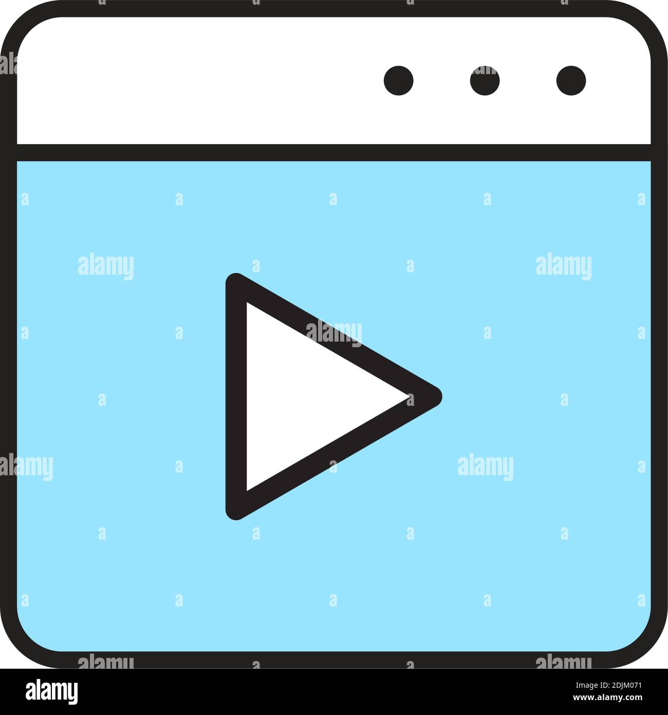 Isolated window computers tecnology online icon- Vector Stock Vector