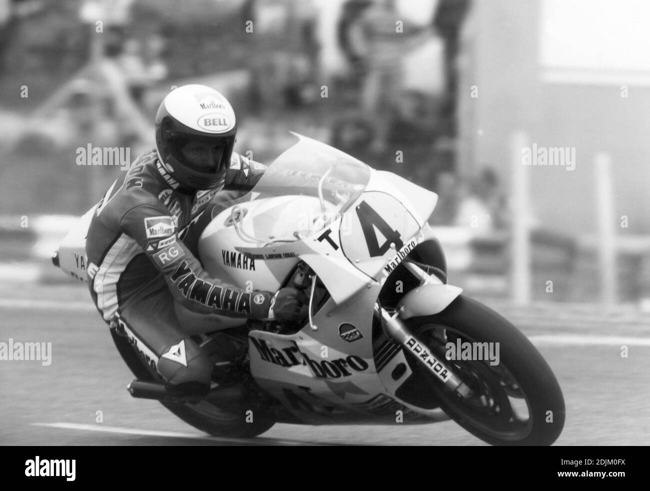 Eddie Lawson,(USA), Yamaha 500, French GP 1984, Castellet Stock Photo