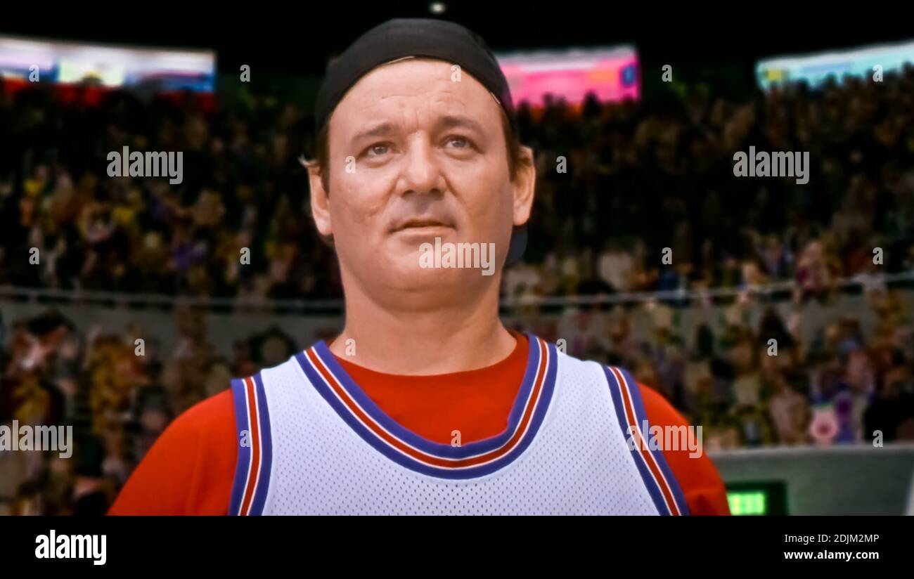 USA.Bill Murray in a scene from ©Warner Bros. film : Space Jam (1996).  Plot: In a desperate attempt to win a basketball match and earn their  freedom, the Looney Tunes seek the