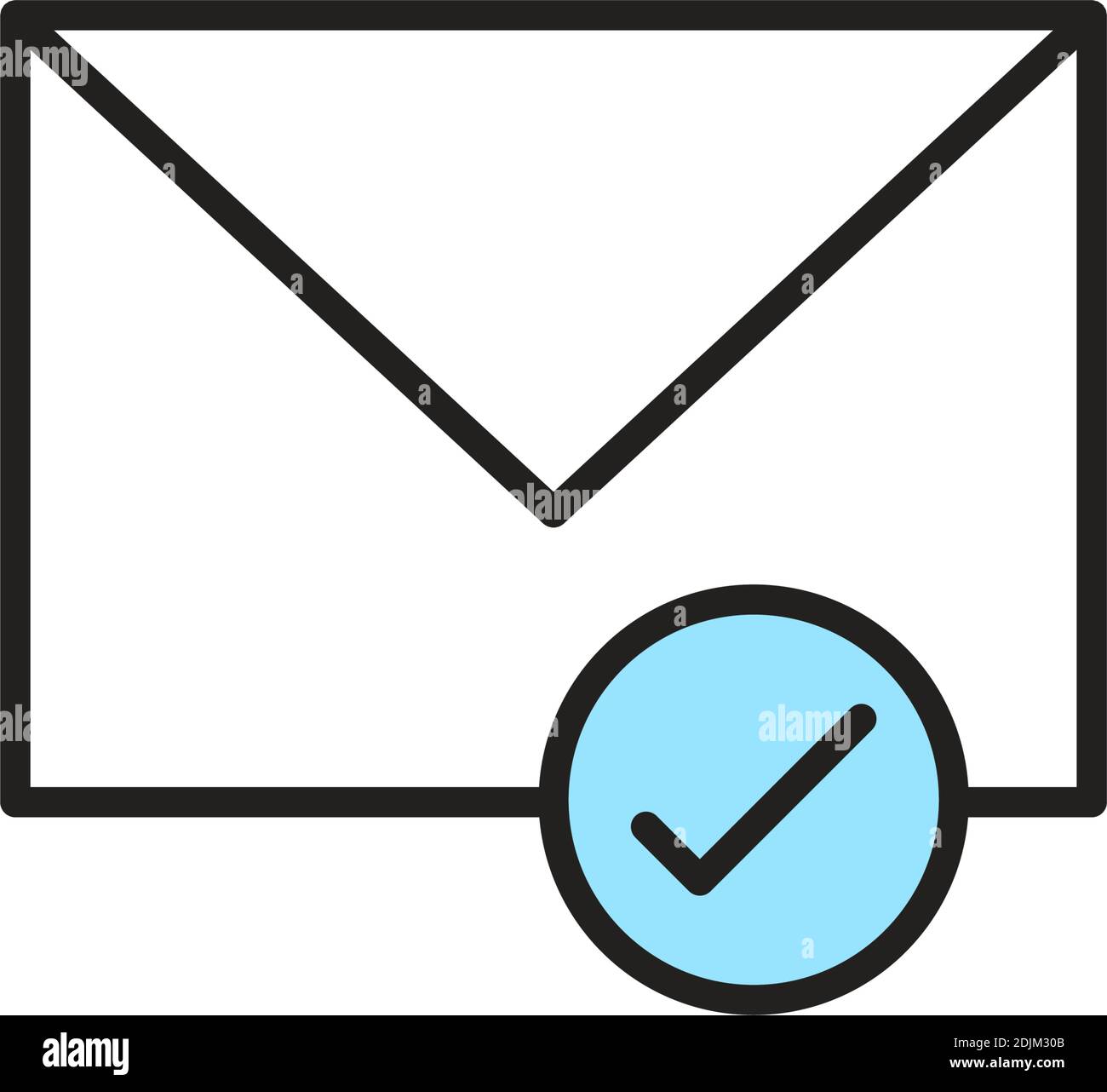 Isolated send mail computers tecnology online icon- Vector Stock Vector