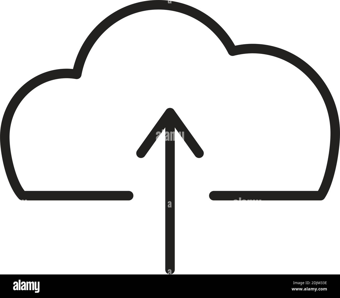 Isolated upload computers tecnology online icon- Vector Stock Vector