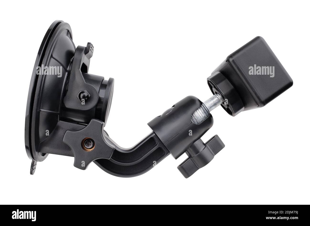 smartphone suction cup mount isolated on white Stock Photo