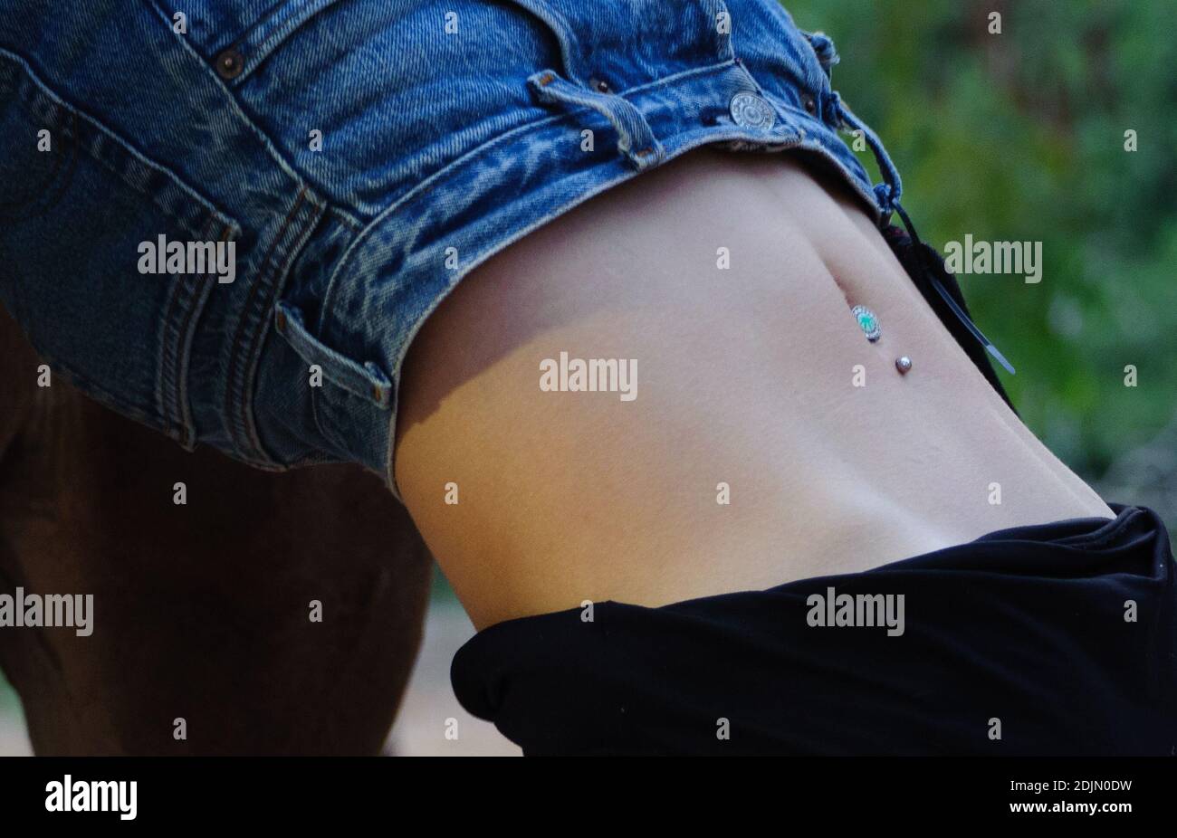 wet belly button