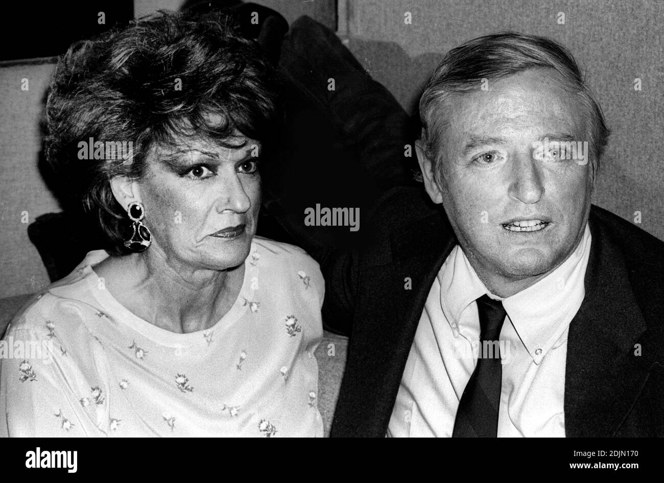 William F. Buckley and wife Pat Buckley 1978.Photo by Adam Scull