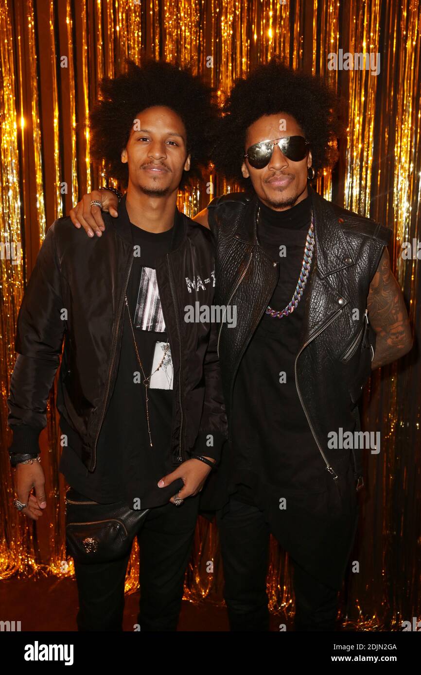 Larry And Laurent Bourgeois Aka Les Twins Attending The Gold Obsession Party To Celebrate L Oreal Paris Partnership With Paris Fashion Week On October 2 16 In Paris France Photo By Jerome Domine Abacapress Com