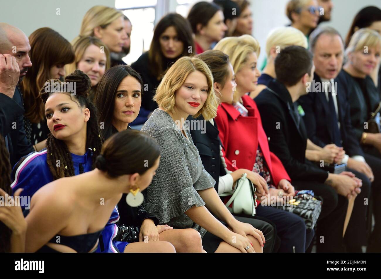 Lea Seydoux, Alicia Vikander and Catherine Deneuve attending the