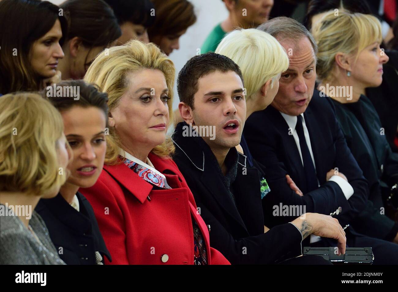 Xavier Dolan and Catherine Deneuve attend the Louis Vuitton show as News  Photo - Getty Images