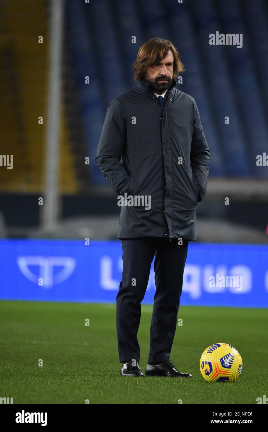 Andrea Pirlo (Juventus). head coach during Genoa CFC vs Juventus FC,  Italian football Serie A match, Genova, Italy, 13 Dec 2 - Photo .LM/Danilo  Vigo Stock Photo - Alamy, image size:863x1390