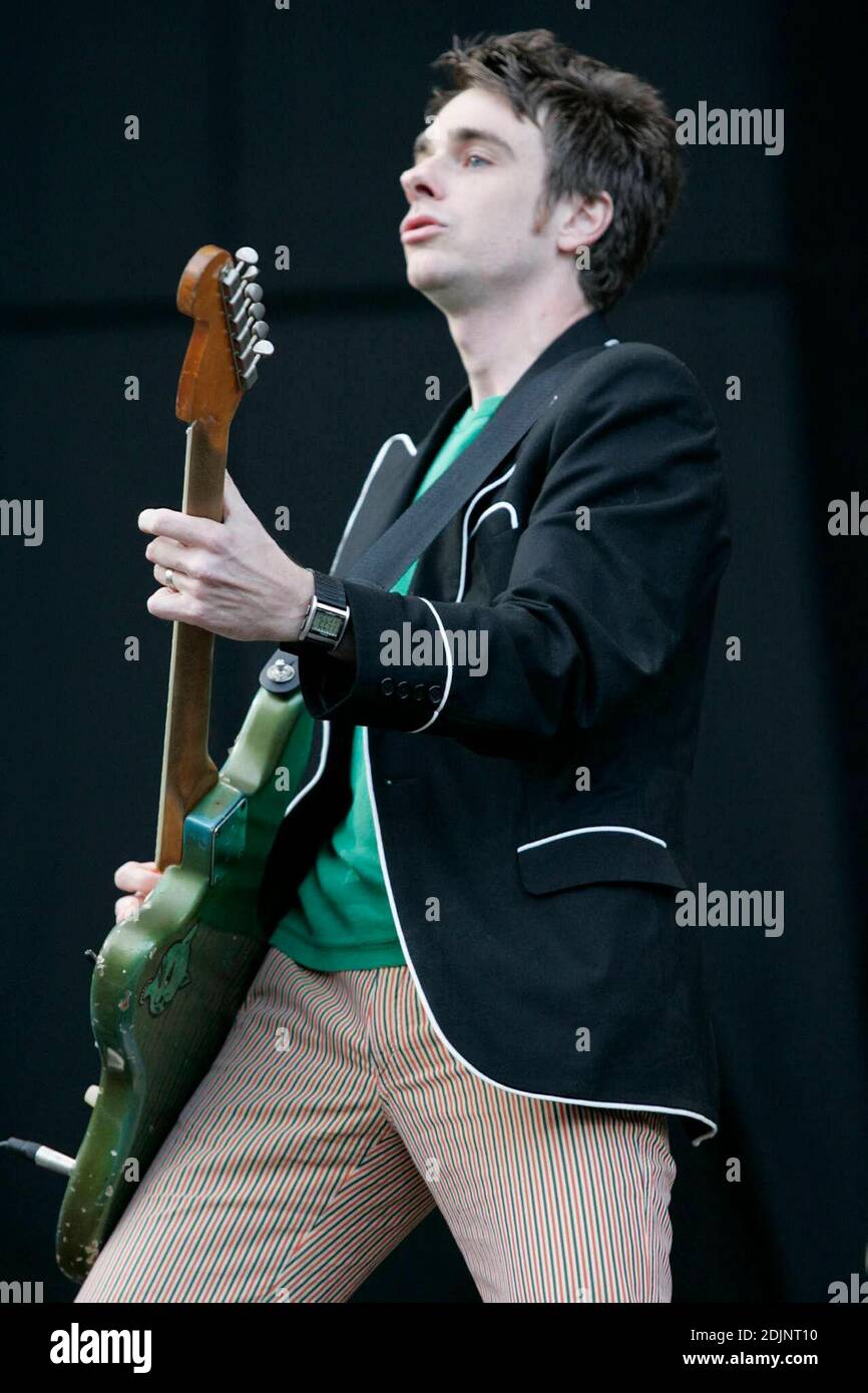 Beck performing at Chelmsford V Festival, 8/19/06 Stock Photo