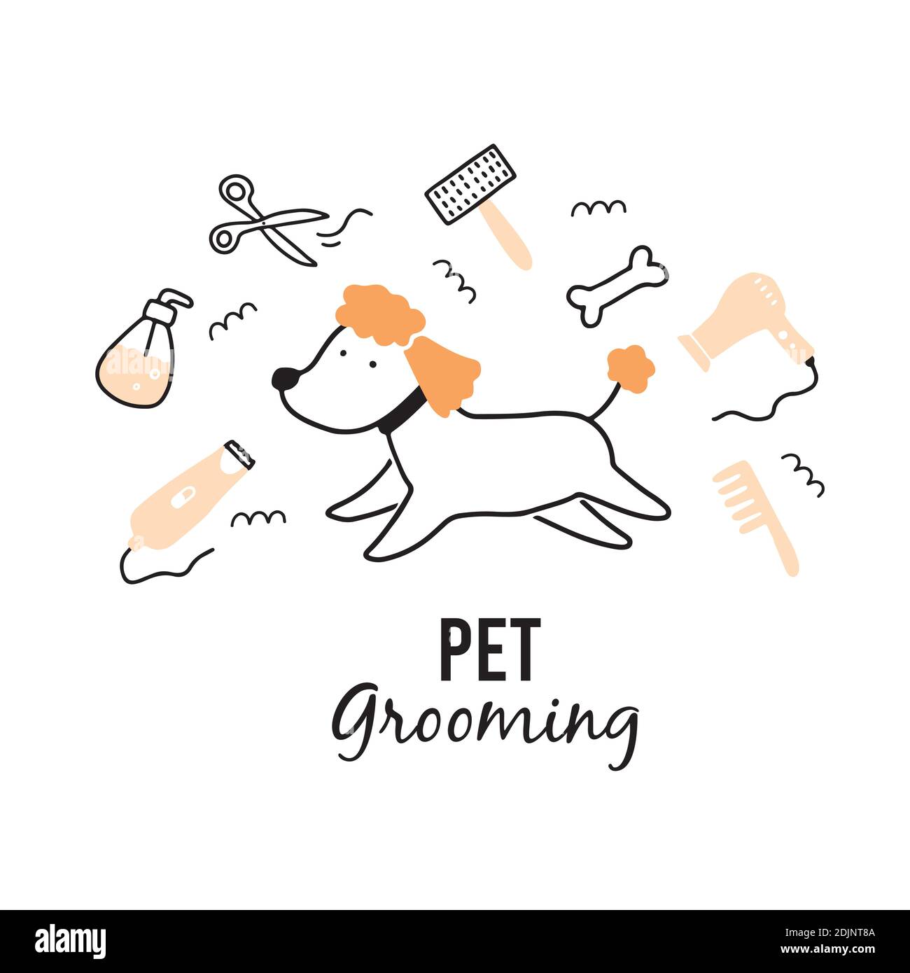 Cute puppy dog pet grooming. Cartoon dog character illustration for animal hair grooming salon logo, banner design. Pet care concept Stock Vector Image & Art - Alamy Cute puppy dog pet grooming. Cartoon dog character illustration for animal hair grooming salon logo, banner design. Pet care concept Stock Vector Image & Art - Alamy