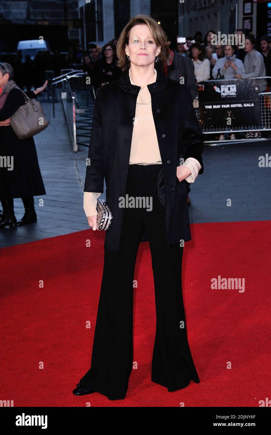 Sigourney Weaver attending the premiere of A Monster Calls as part of ...