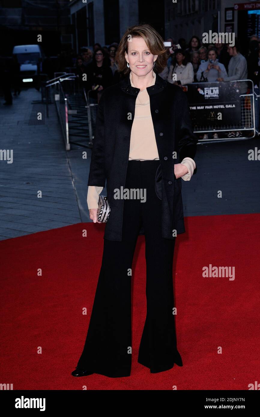Sigourney Weaver attending the premiere of A Monster Calls as part of ...