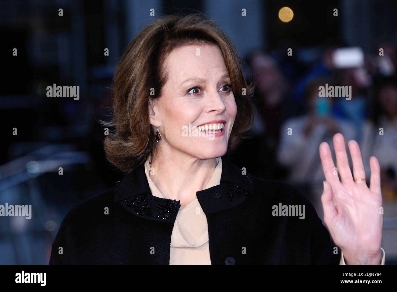Sigourney Weaver attending the premiere of A Monster Calls as part of ...