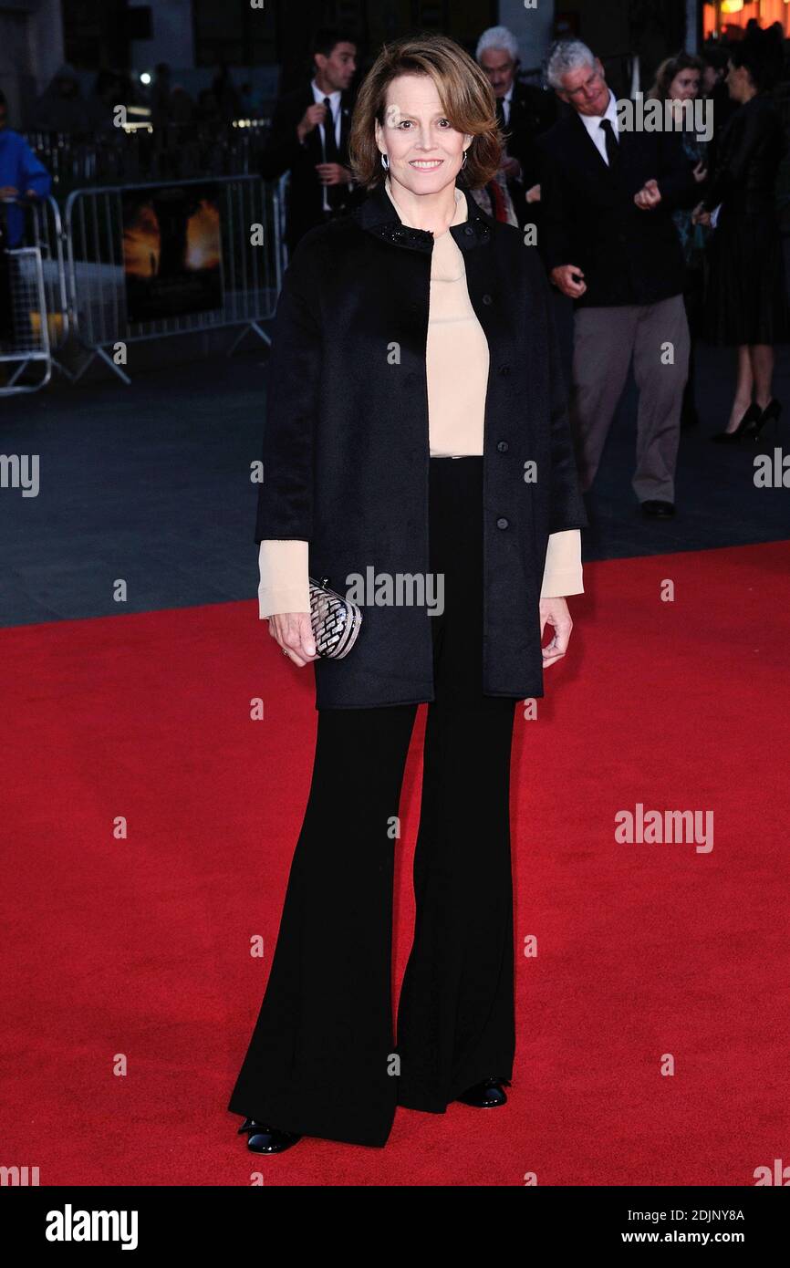 Sigourney Weaver attending the premiere of A Monster Calls as part of ...