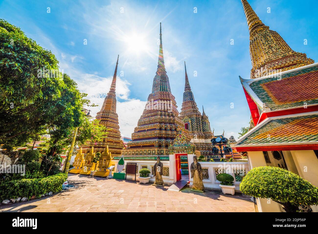 Wat Po (Wat Pho), Temple Of Reclining Buddha, Royal Monastery, Popular ...