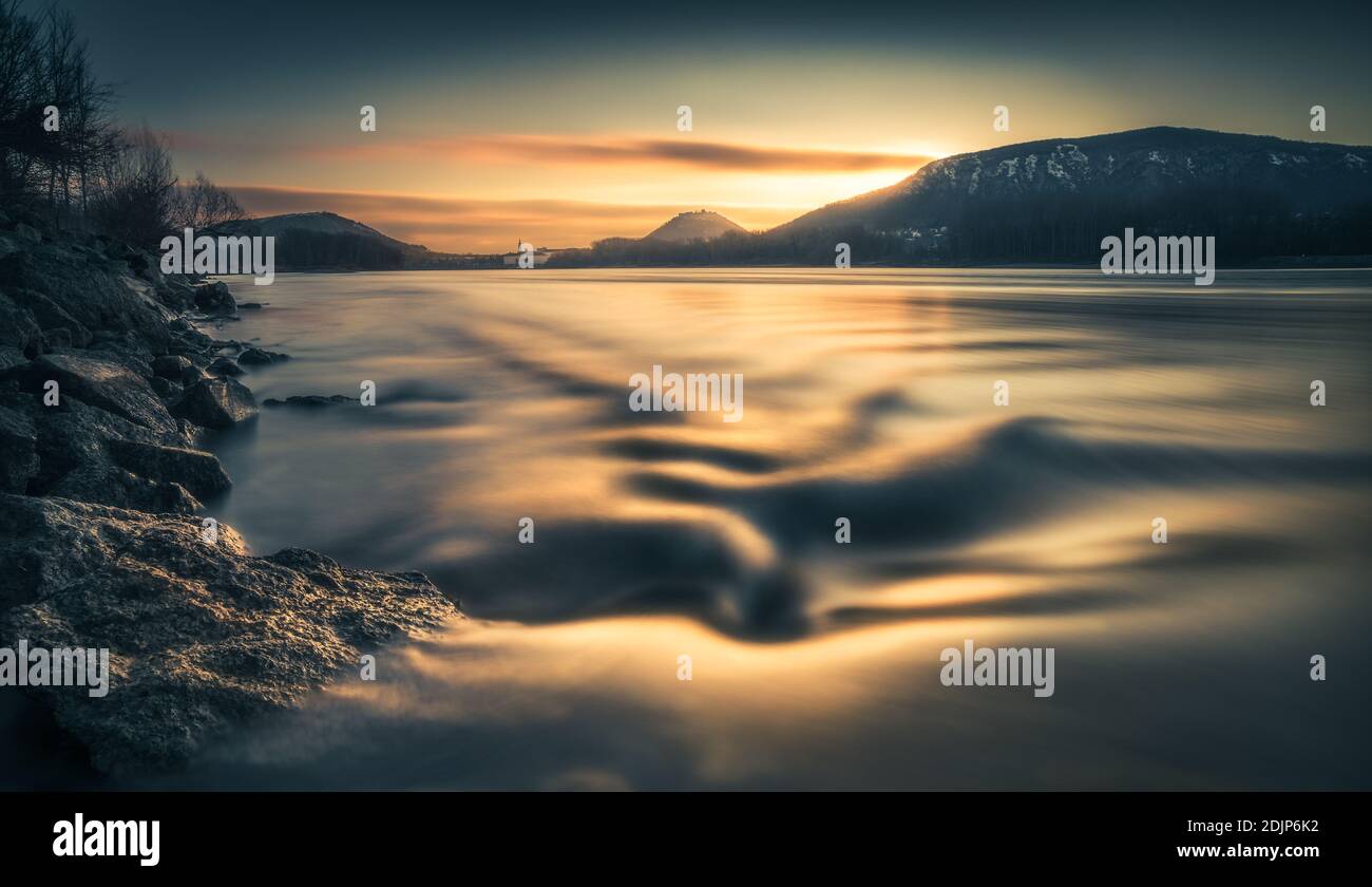 Rare Water Devil Phenomenon Captured on the Danube in Hungary Rare Water Devil Phenomenon Captured on the Danube in Hungary