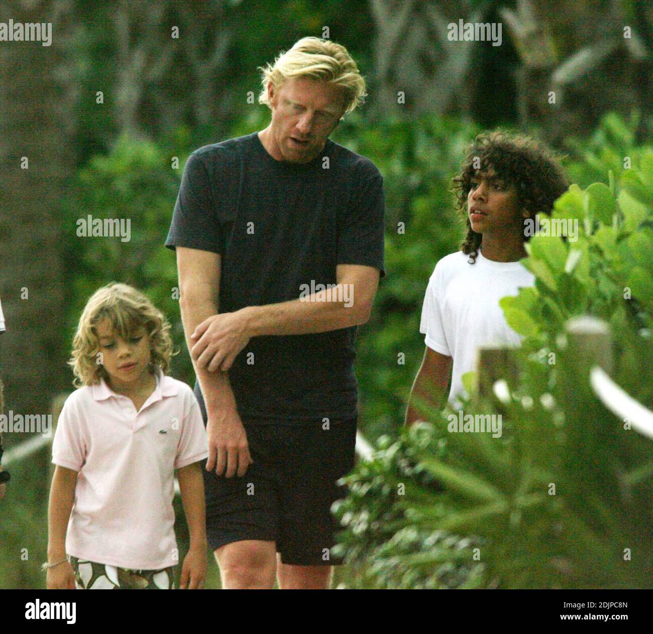 Exclusive Tennis Ace Boris Becker Spends Some Time On Miami Beach Exclusive Tennis Ace Boris Becker Spends Some Time On Miami Beach