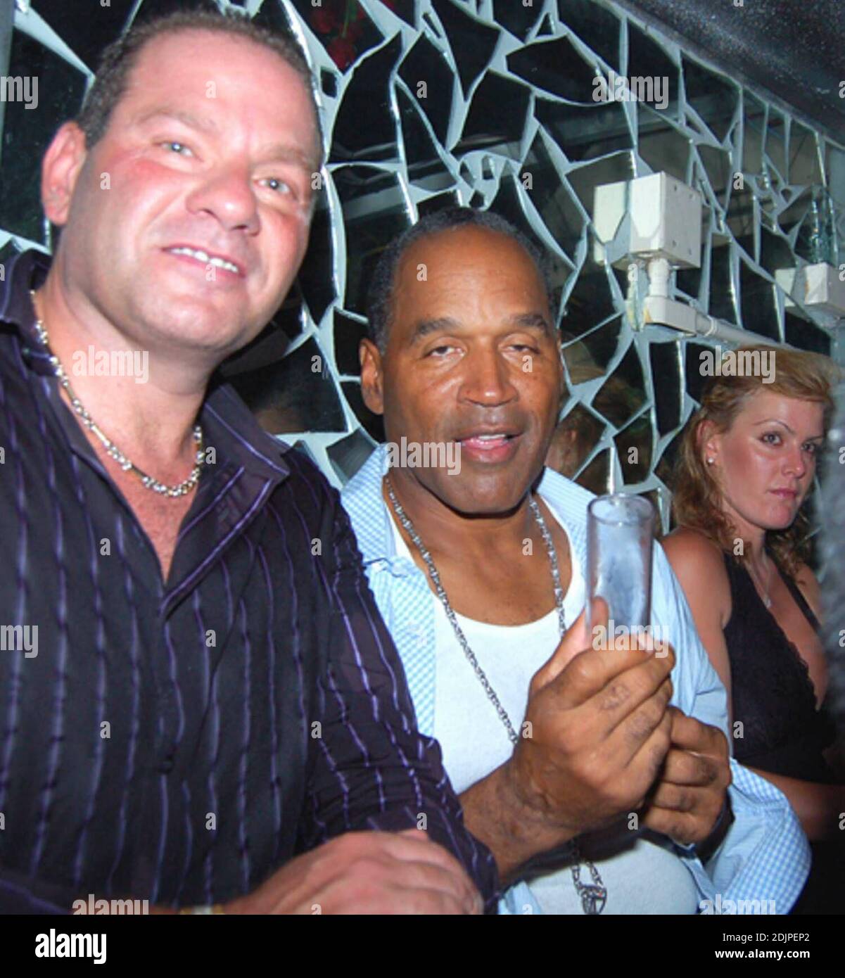 OJ Simpson parties with girlfriend Christie Prody at Dennis Rodman's