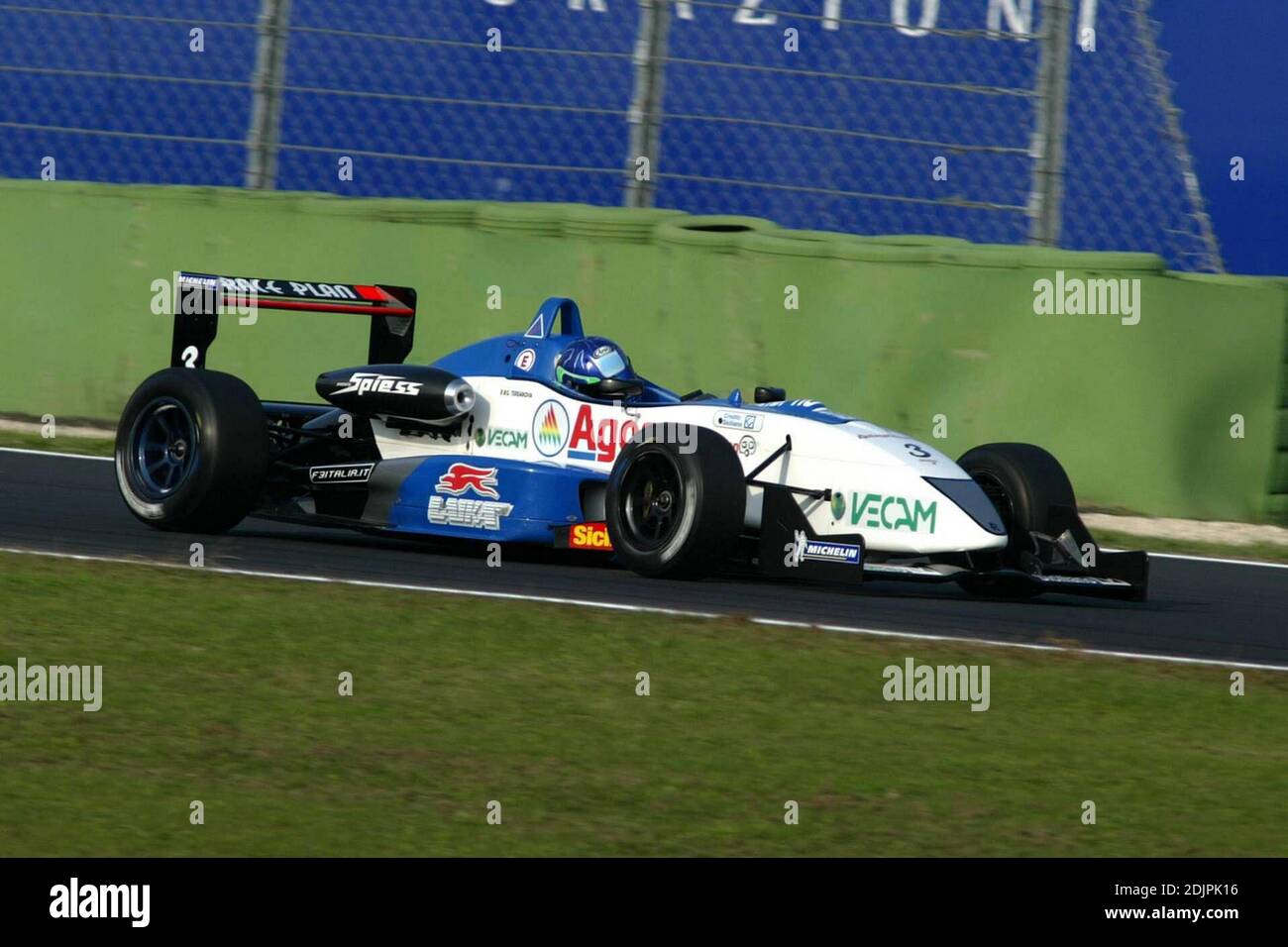 Guiseppe Terranova at Pergusa Prix, Formula 3 Italian Championship.  Vallelunga Circuit, 9/30/06 Stock Photo