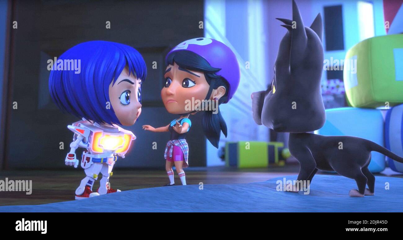 BOBBLEHEADS: THE MOVIE, from left: Ikioi (voice: Karen Fukuhara