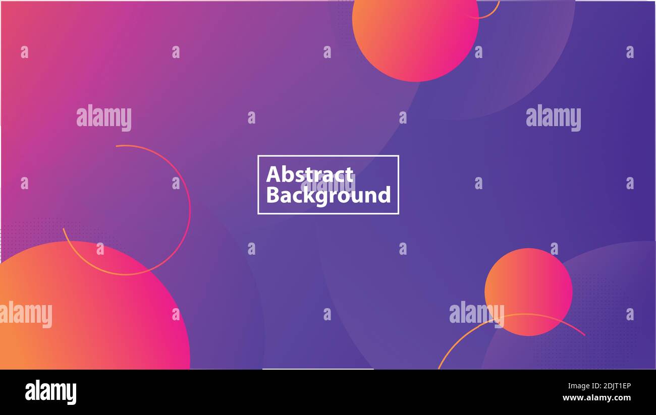 Minimal geometric abstract background. Dynamic shapes composition. Stock Vector