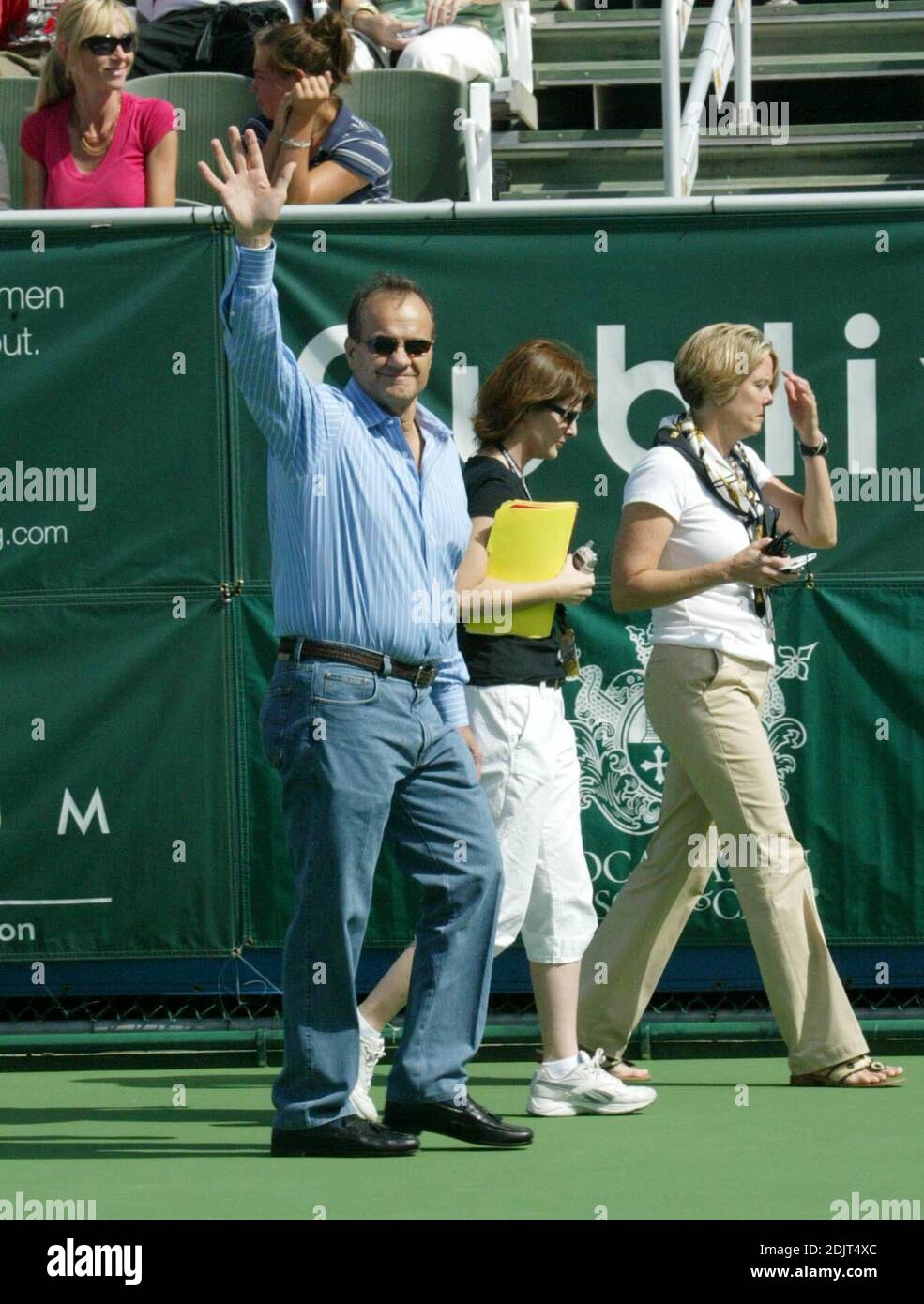 Chris Evert/Raymond James Pro-Celebrity Tennis Classic Day 3 attended by former President George Bush Sr, Gavin Rossdale, Anna Kournikova, Lindsay Davenport, Joe Torre and Chevy Chase. Delray Beach, Florida. 11/05/06 Stock Photo