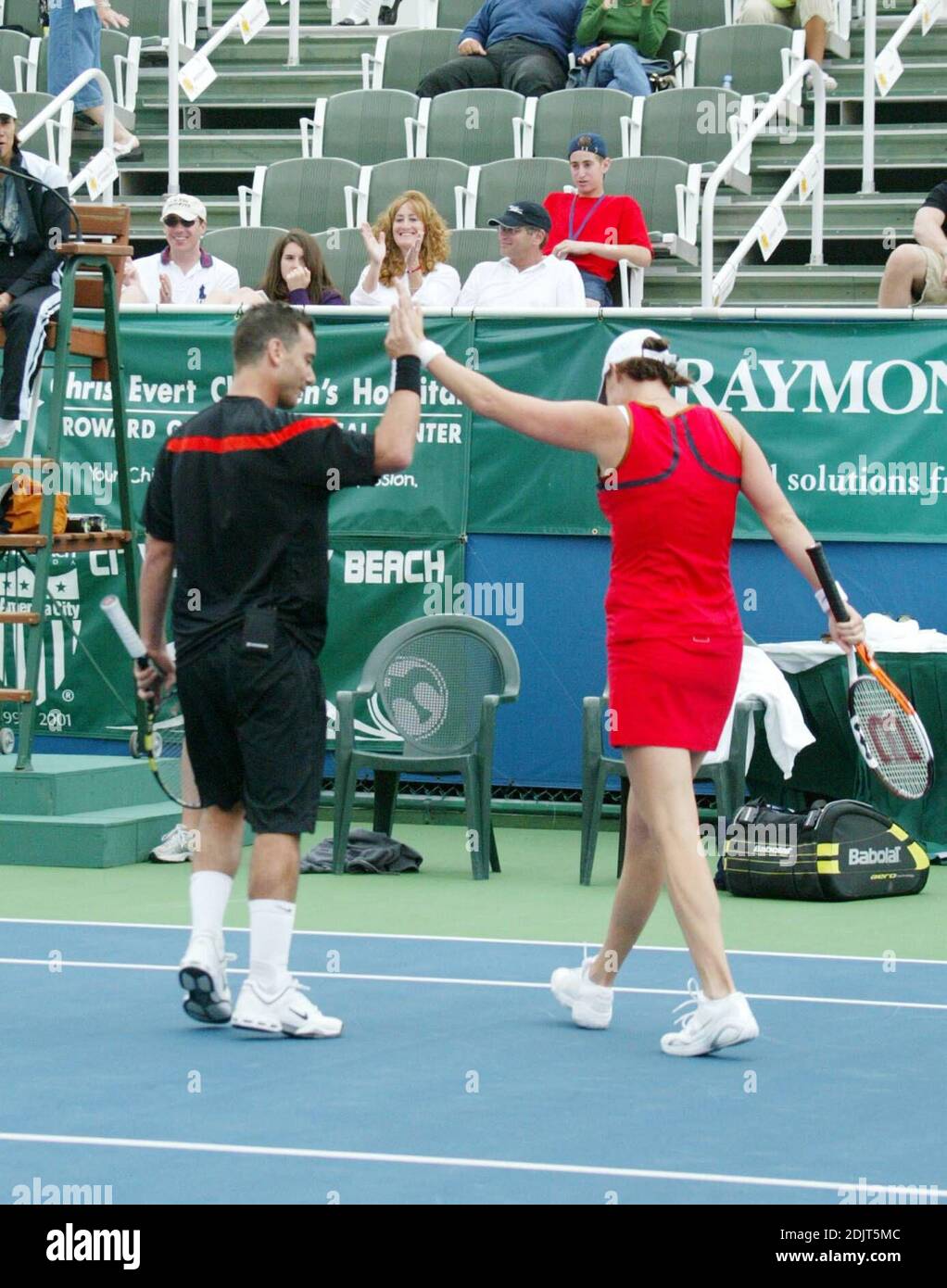 Chris Evert/Raymond James Pro-Celebrity Tennis event, Delray Beach, Fl. 11/04/06 Stock Photo